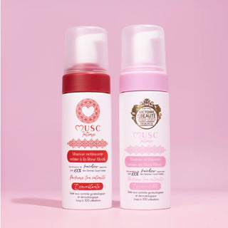 Espuma íntima Rose Mystik + Espuma íntima de almizcle blanco